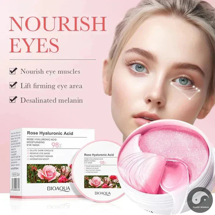 BIOAQUA Rose Hyaluronic Acid Eye Mask Anti Dark Circles