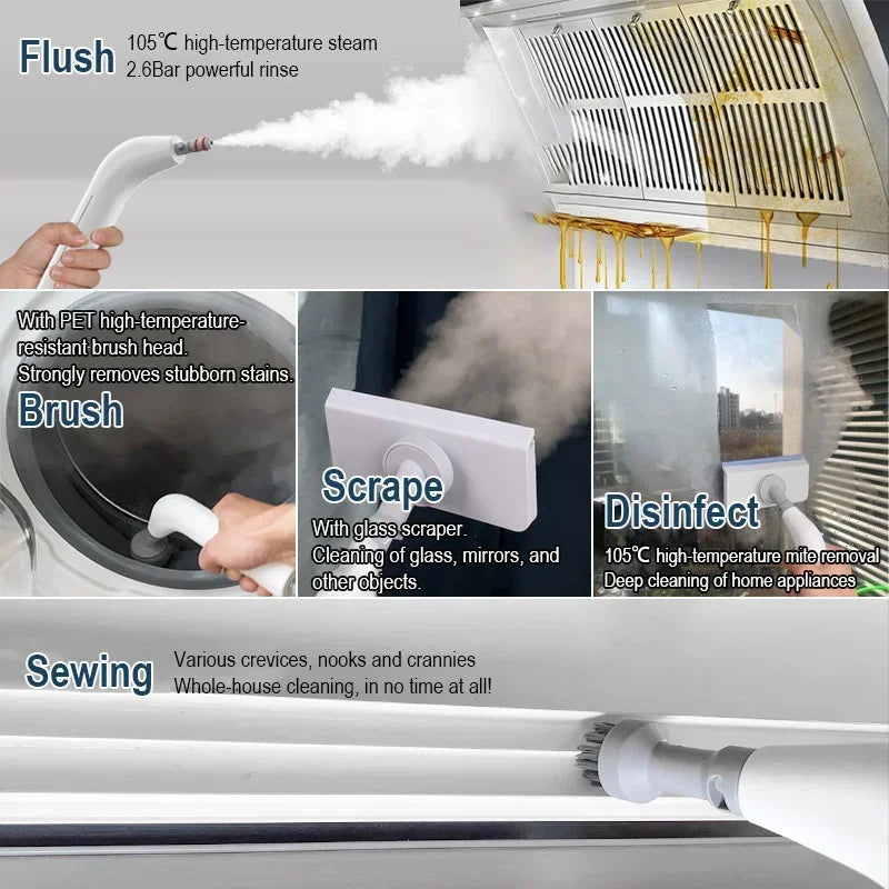 1200W High Pressure Steam Cleaner Portable