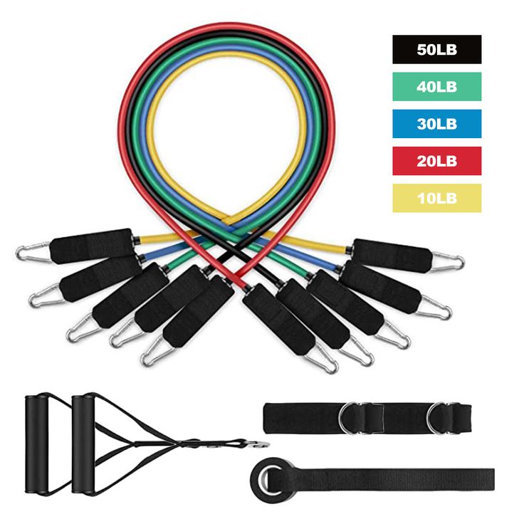 Exercise Band Set of 11 Pcs