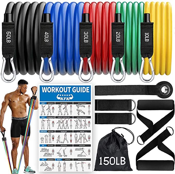 Exercise Band Set of 11 Pcs
