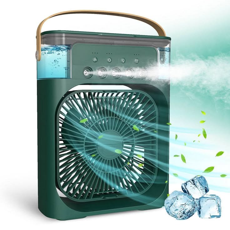 Cooling Fan With Ice