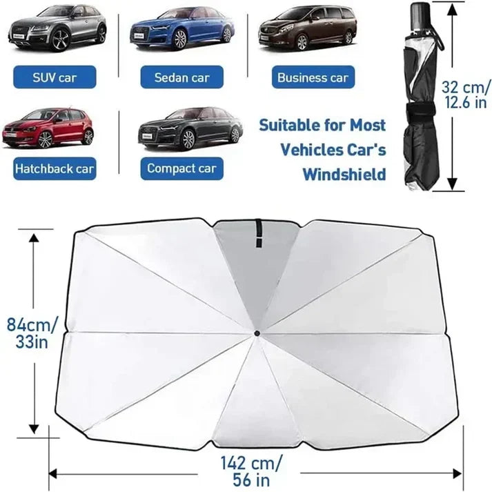 Car Wind Shield Umbrella